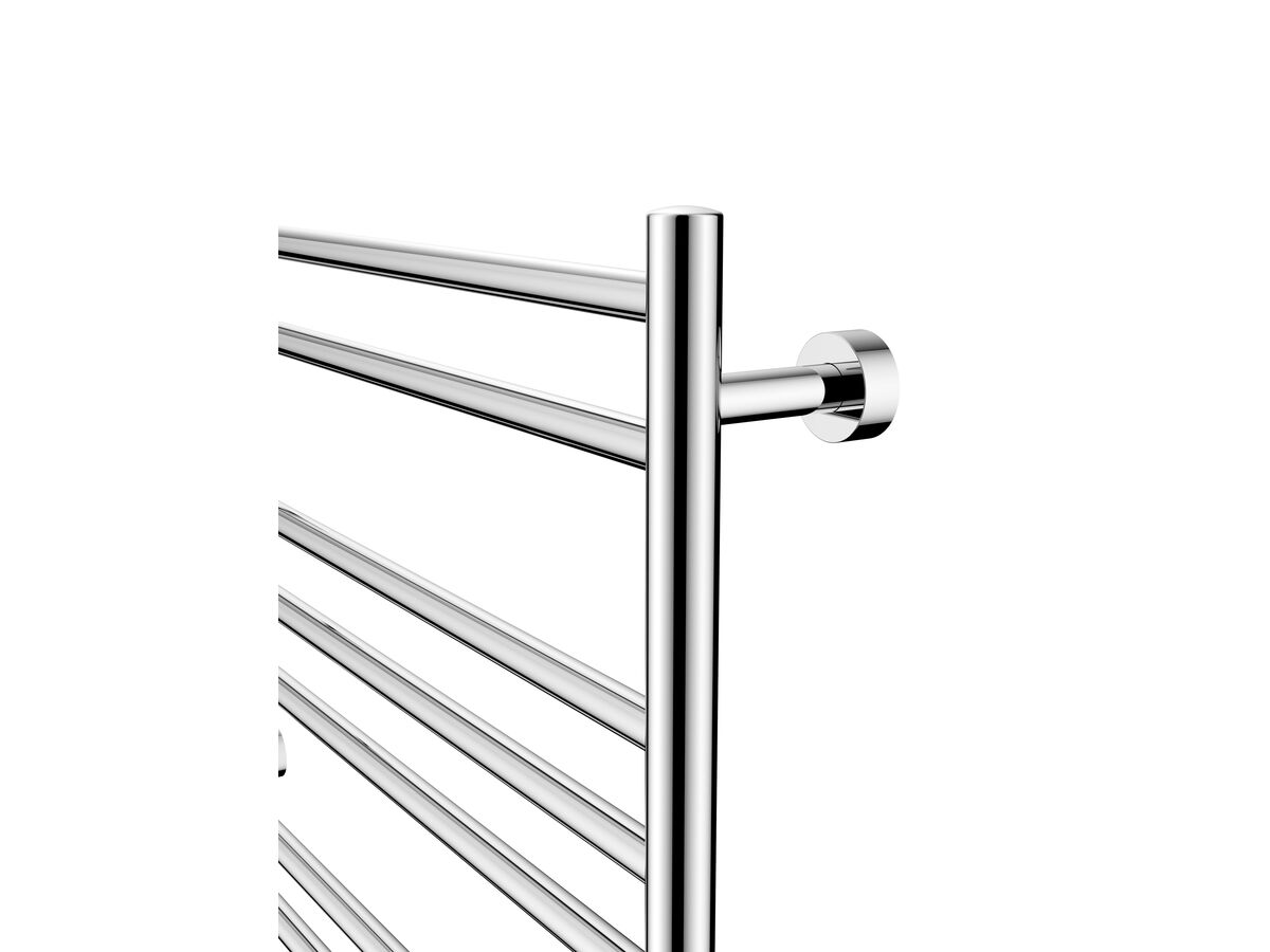 Posh Domaine Heated Towel Rail 750 x 600mm Polished Stainless Steel