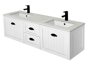 Kado Era Wall Hung Vanity Unit 2 Door & 2 Drawers No Basin 1600mm