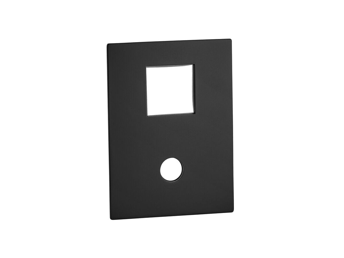 Mizu Bloc MK2 Shower Mixer Tap Diverter Cover Plate Matte Black