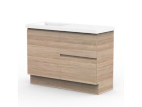 ADP Medina Vanity Unit with Kick 1 Door 2 Drawer 1200mm