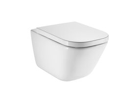 The Gap Rimless Wall Hung Pan with Soft Close Quick Release Seat White (4 Star)