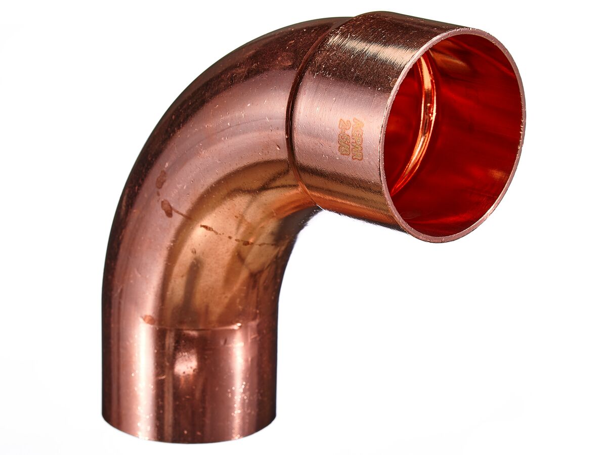 Ardent Copper Elbow 2 5/8" OD x 2 5/8" ID 90 Degree Packet of 1