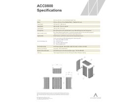 Specification Sheet - ACC0800 Hot Water & Solar Inverter Cage 600W-400D-800H