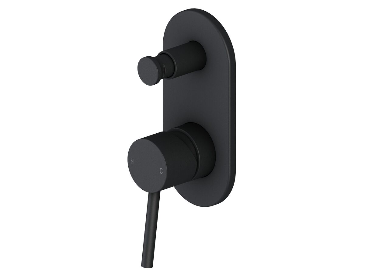 Mizu Drift MK2 Shower Mixer with Diverter Trimset Matte Black from Reece