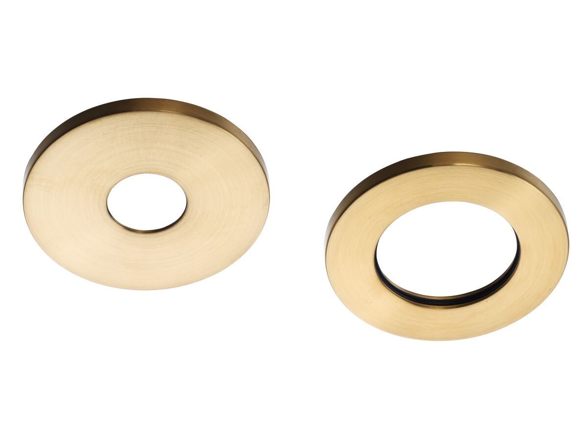 Mizu Drift MK2 Wall Mixer Cover Plates Only 2-Piece Brushed Gold