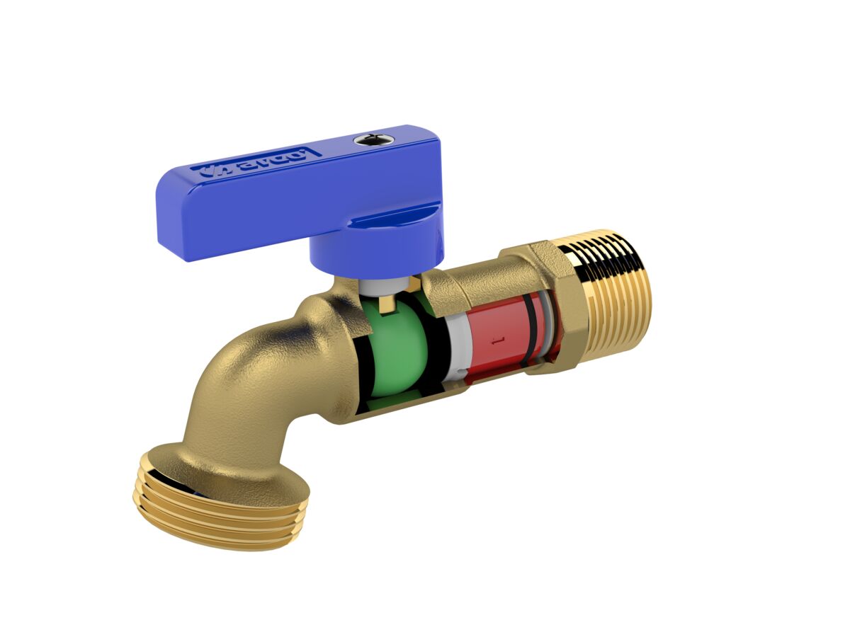 Arco Grifo Tap with Non Return Valve Male 20mm Lead Free