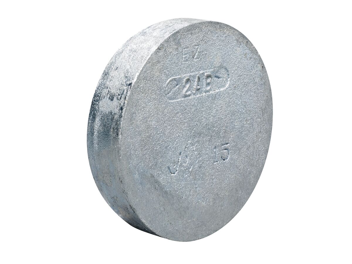 Roll Groove Cap (Galvanized)