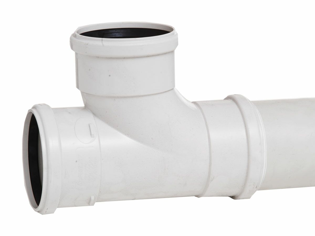 DWV RRJ Septic Tank Junction 100mm