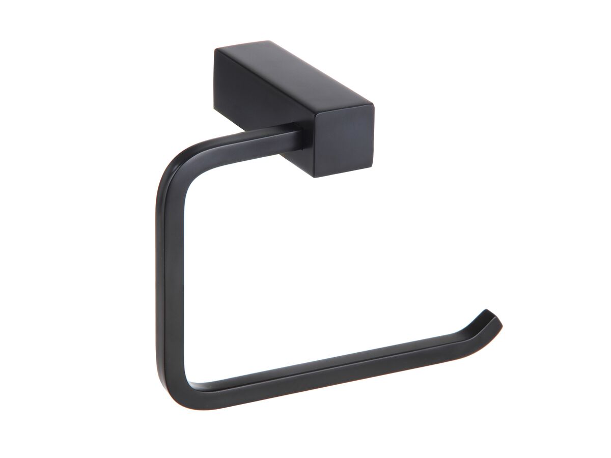Mizu Bloc MK2 Toilet Roll Holder Matte Black from Reece