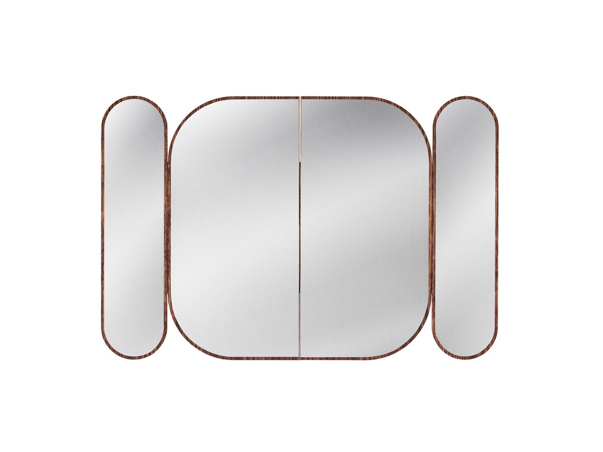 ISSY Blossom 1200 x 1000mm Triple Mirror with Shaving from Reece