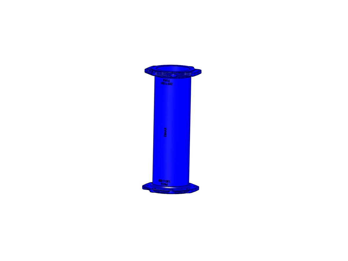 Dimax Ductile Iron Hydrant Riser (Flange x Flange) PN16 B5 150x 600mm