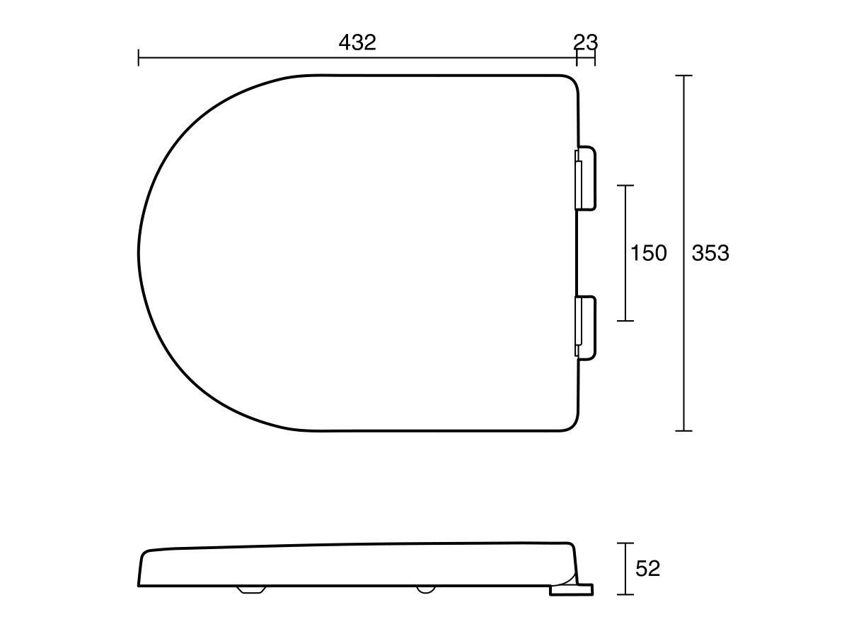 Caroma Forma Invisi Over Height Back to Wall Rimless Pan Toilet Suite
