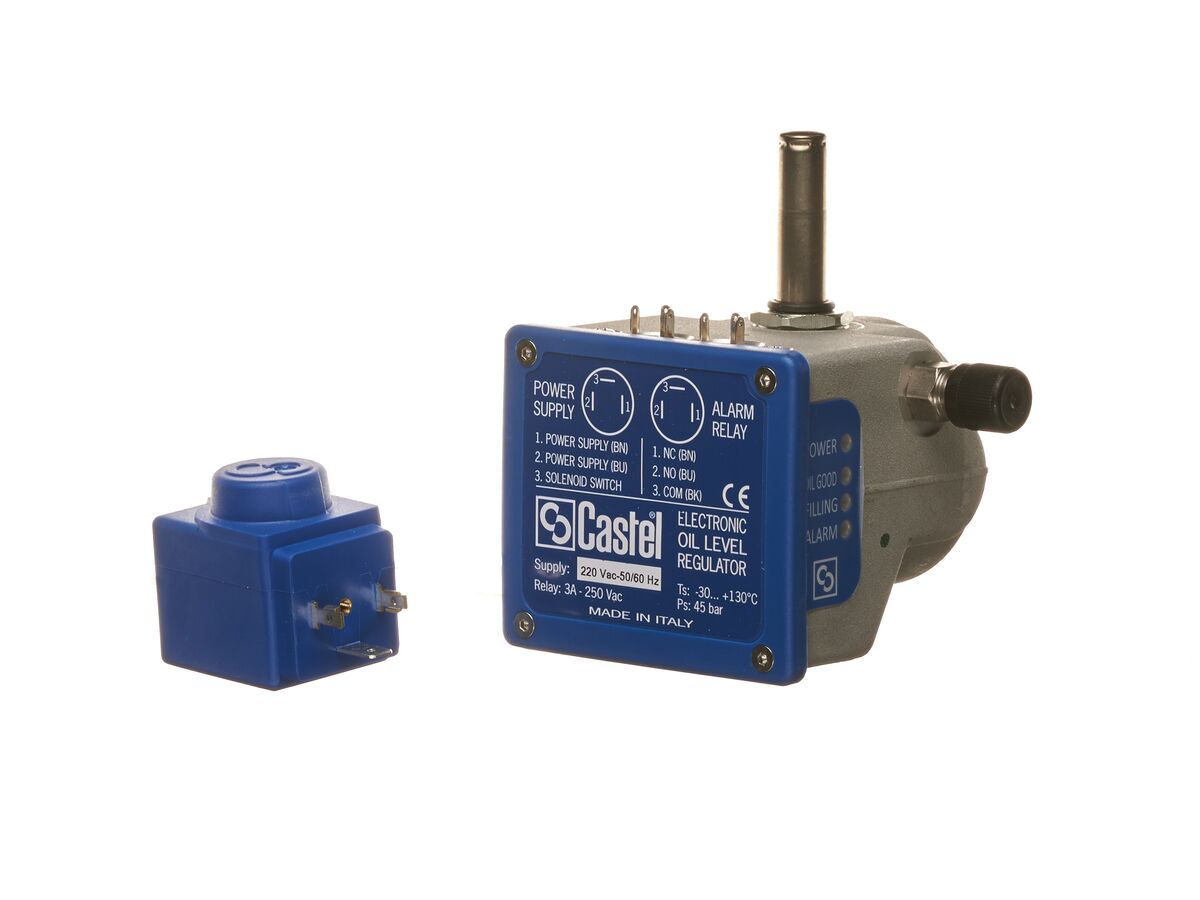 Castel Electronic Oil Level Regulator 220v 50/60hz 5650/RA6 from Reece