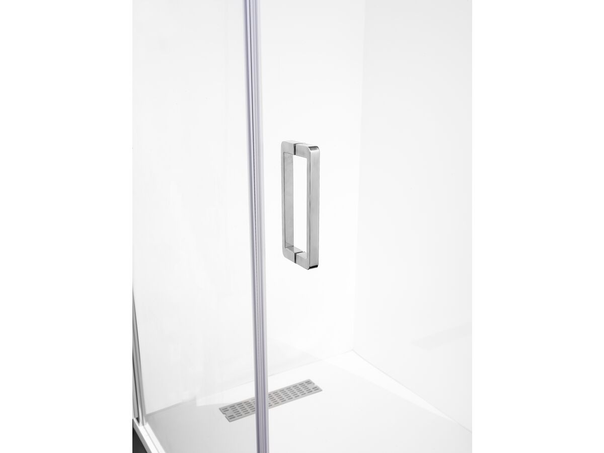 Posh Domaine MK2 900x900 Semi Frameless Left Hand Entry Base & Screen