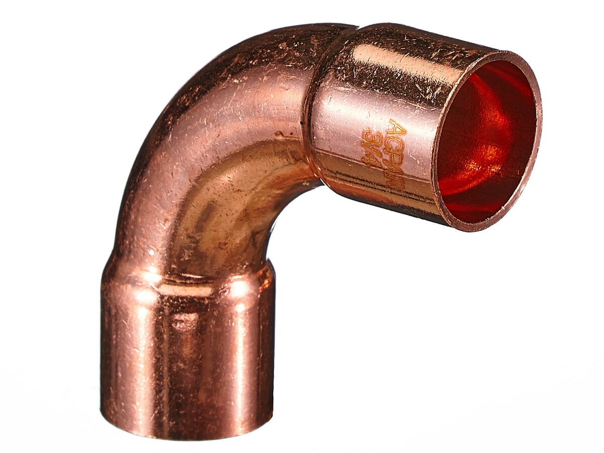 Ardent Copper Elbow 3/4" ID x 90 Degree Packet of 3"