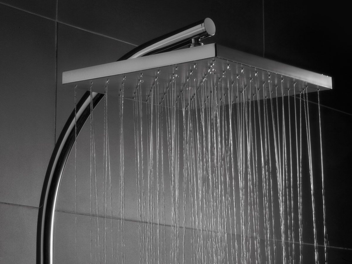 Nikles Quatre Shower Head Square 250mm Chrome (3 Star)