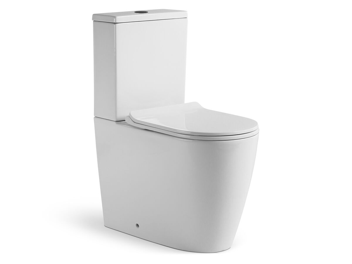 Kado-Lux-Close-Coupled-Back-To-Wall-Rimless-Overheight-Back-Inlet-Toilet-Suite-with-Thin-Soft-Close-Quick-Release-Seat-(4-Star)-BB