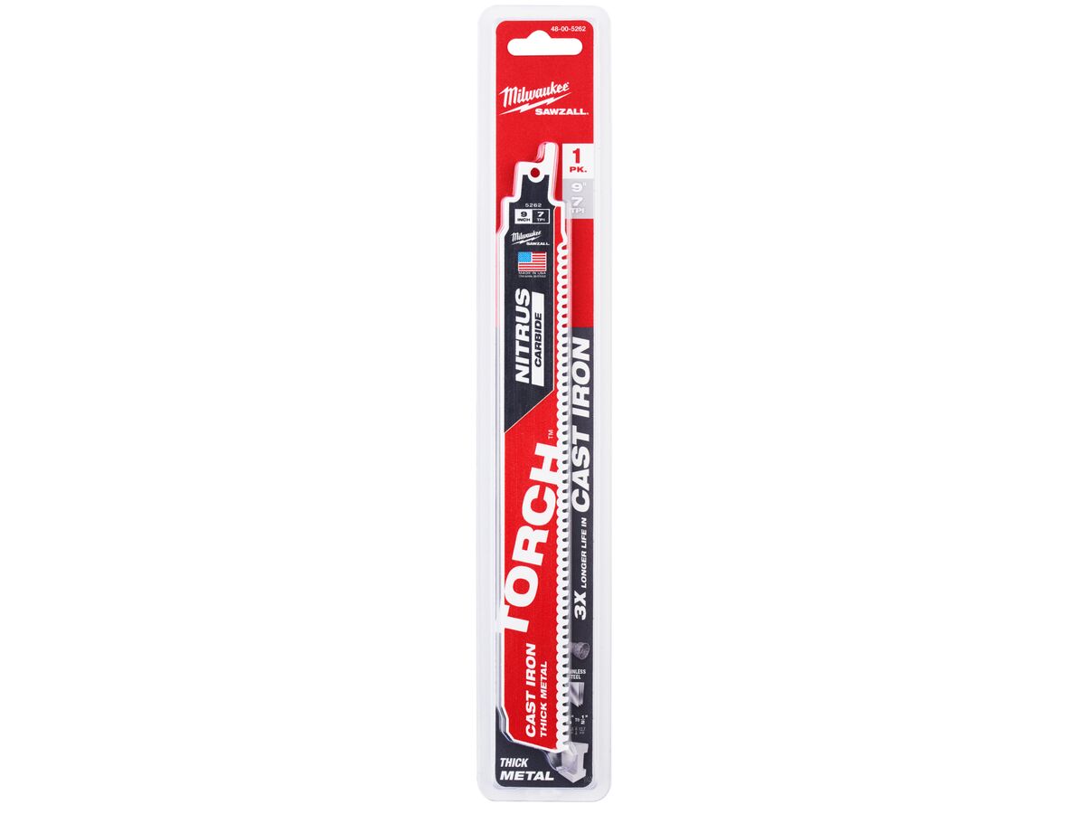 Milwaukee Sawzall Torch with Nitrus Carbide 230mm (1)