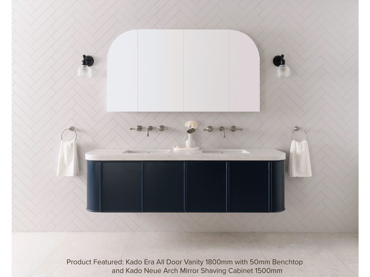 Kado Neue Arch 4 Door Mirror 1500mm from Reece