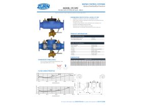 Specification Sheet - Wilkins Reduced Pressure Zone
