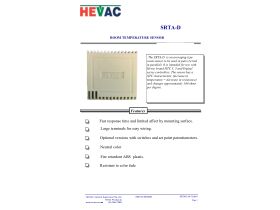 Specification Sheet - Hevac SRTA-D