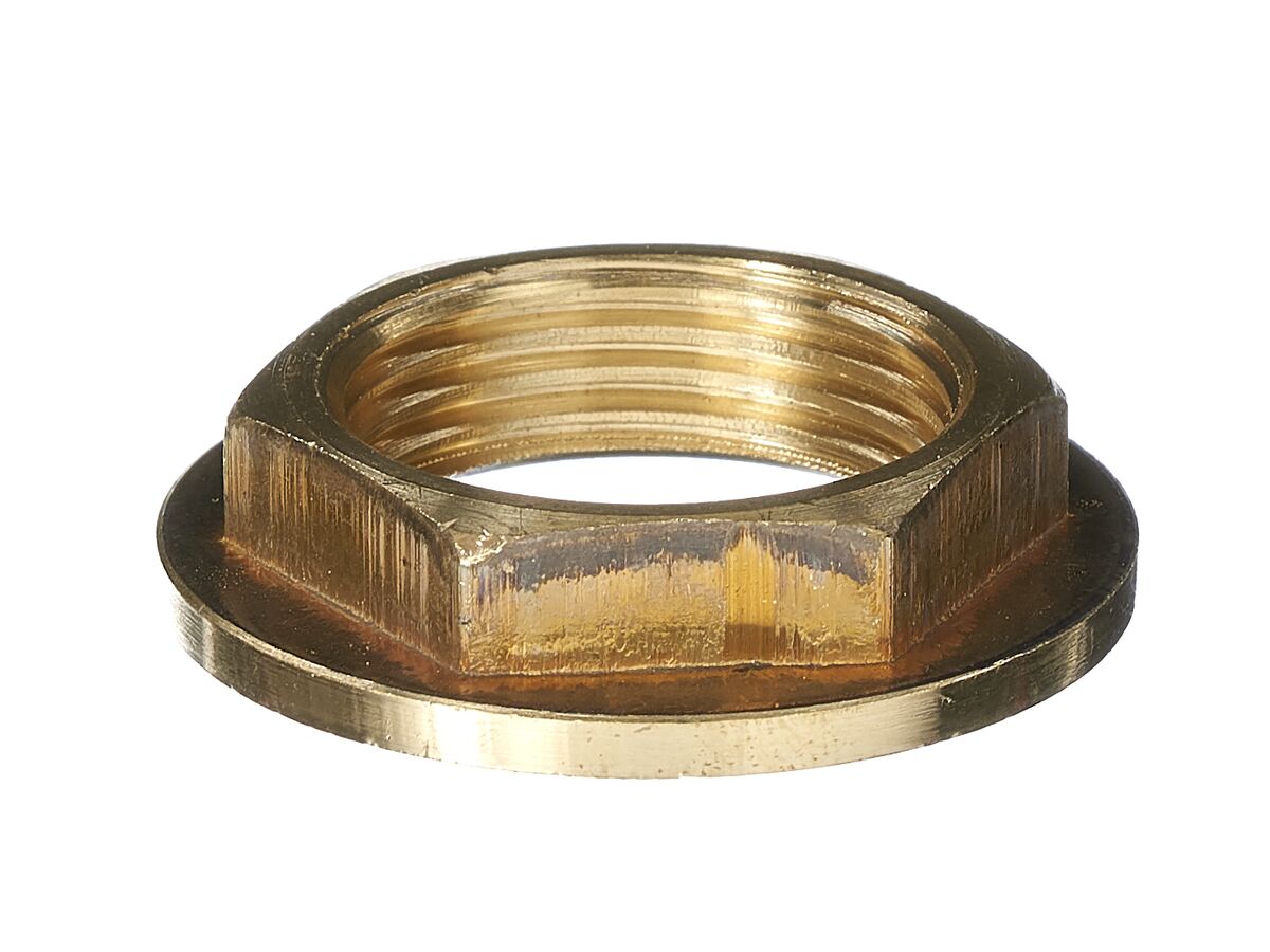 Brass Flanged Back Nut 20mm from Reece