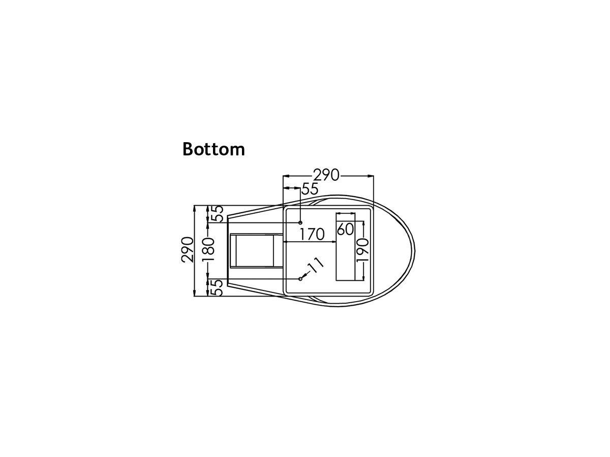 3Monkeez Pedestal Pan P Trap Stainless Steel (3 Star)
