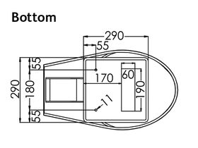 3Monkeez Pedestal Pan P Trap Stainless Steel (3 Star)