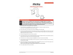 Installation Instructions - Mizu Drift Basin Set (6 Star)