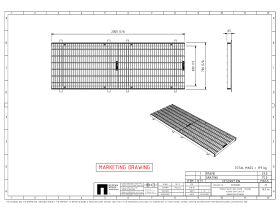 TRENCH GRATE AND FRAME : TGF60B2