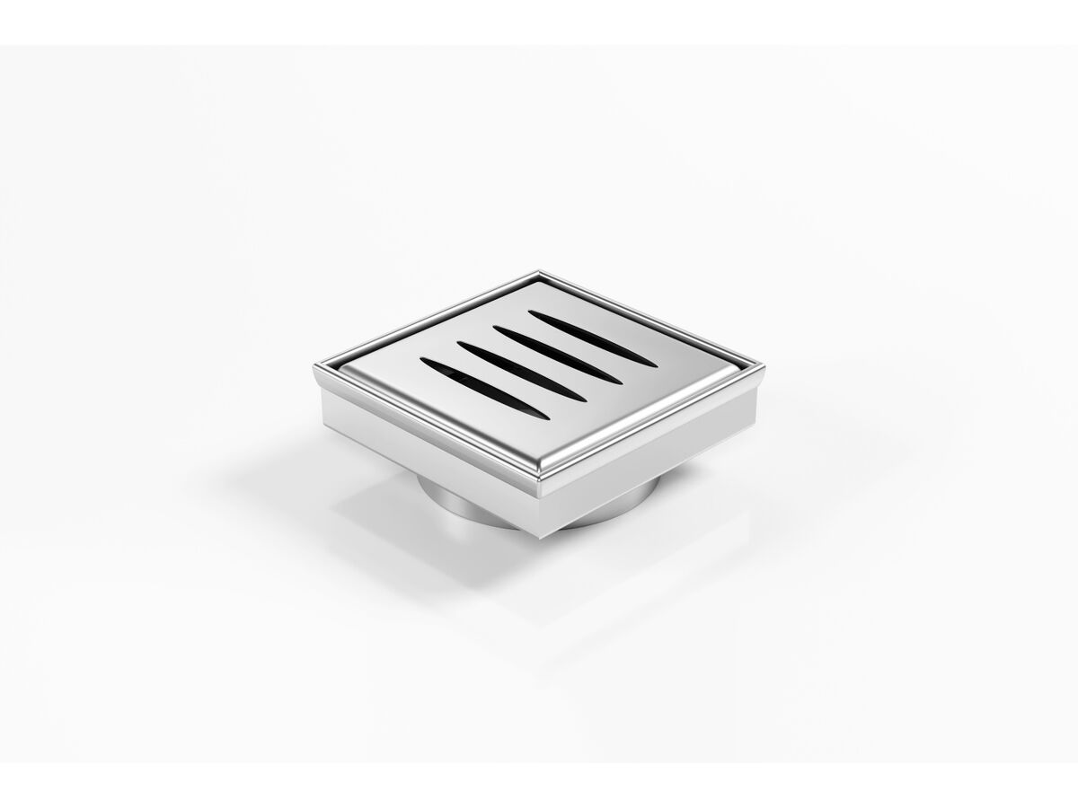 Kado Cirque Square Channel 97mm DN80 Waste Satin