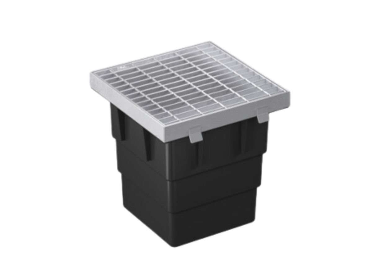 Civil Edge Pit 450mm with Galvanised Grate Class C