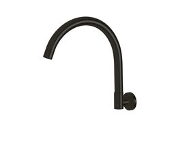 Scala Wall Spa Outlet Curved LUX PVD Matte Opium Black