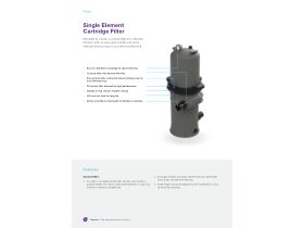 Specification Sheet - Henden Single Element Cartridge Filters