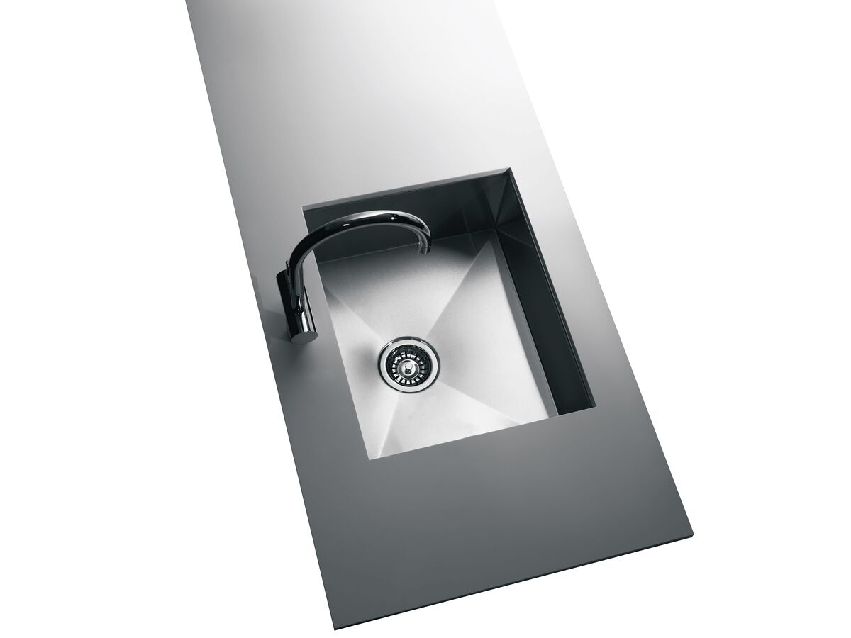 AFA Vertus Single Bowl Undermount Sink No Taphole 540mm Stainless Steel