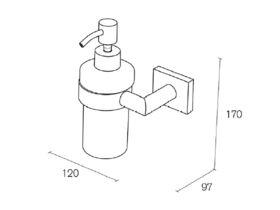 Heirloom Aron Soap Dispenser Chrome