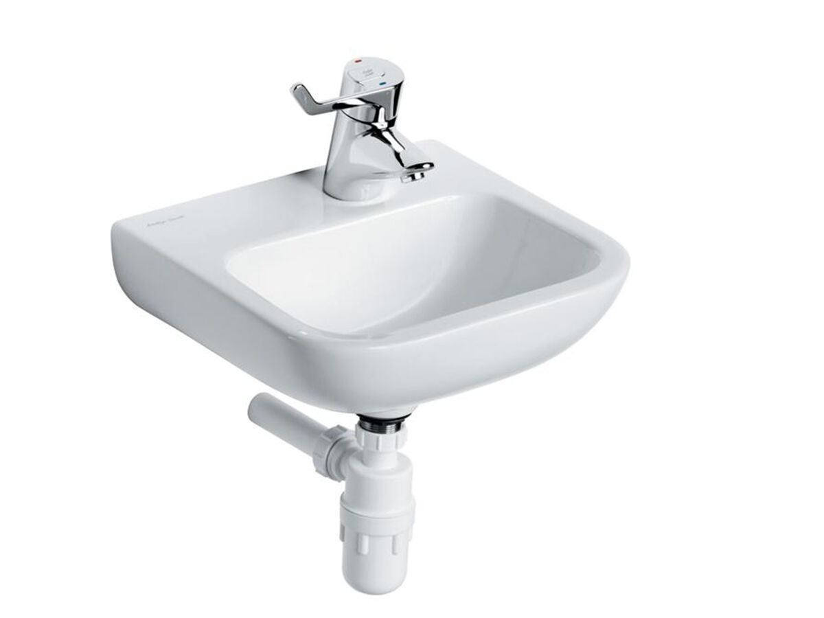 Armitage Shanks Portman 21 Wall Basin with Fixing Bolts 400mm 1 Taphole ...