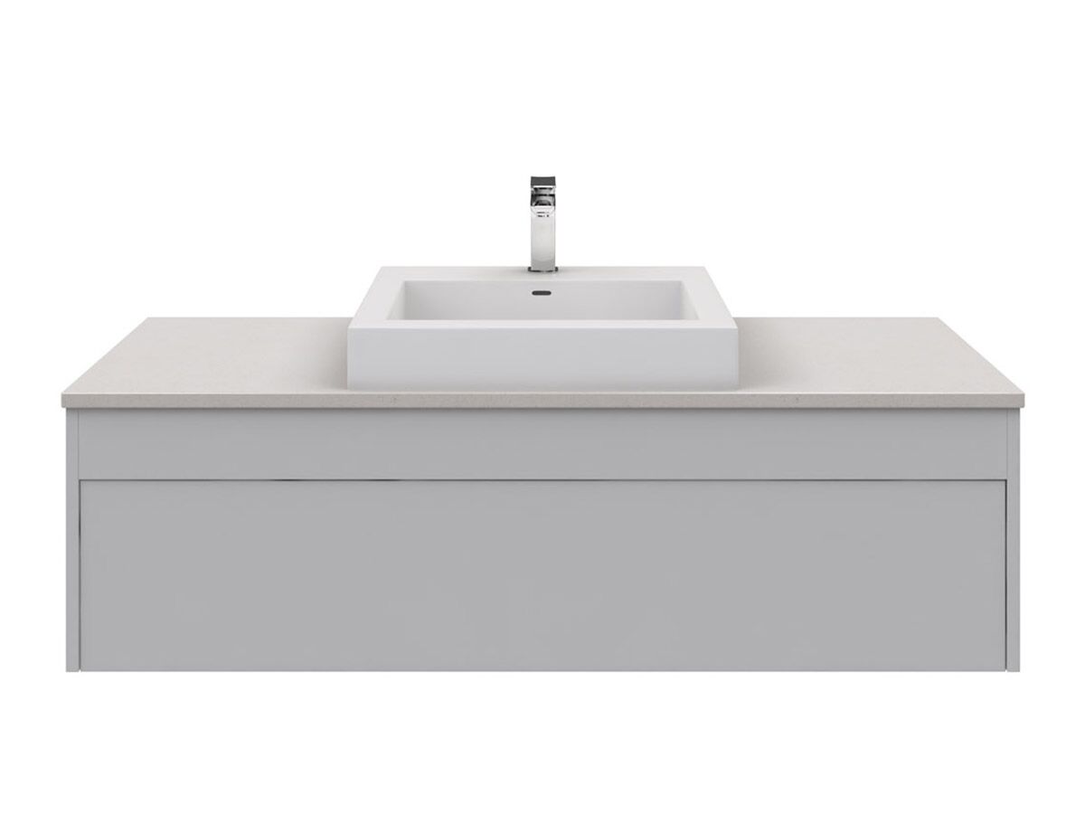 Rifco Acqua 1200mm Wall Hung Vanity Unit 20mm Caesarstone Top from Reece