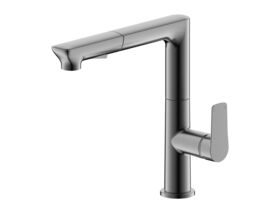 Milli Trace Pullout Sink Mixer Brushed Gunmetal (5 Star)