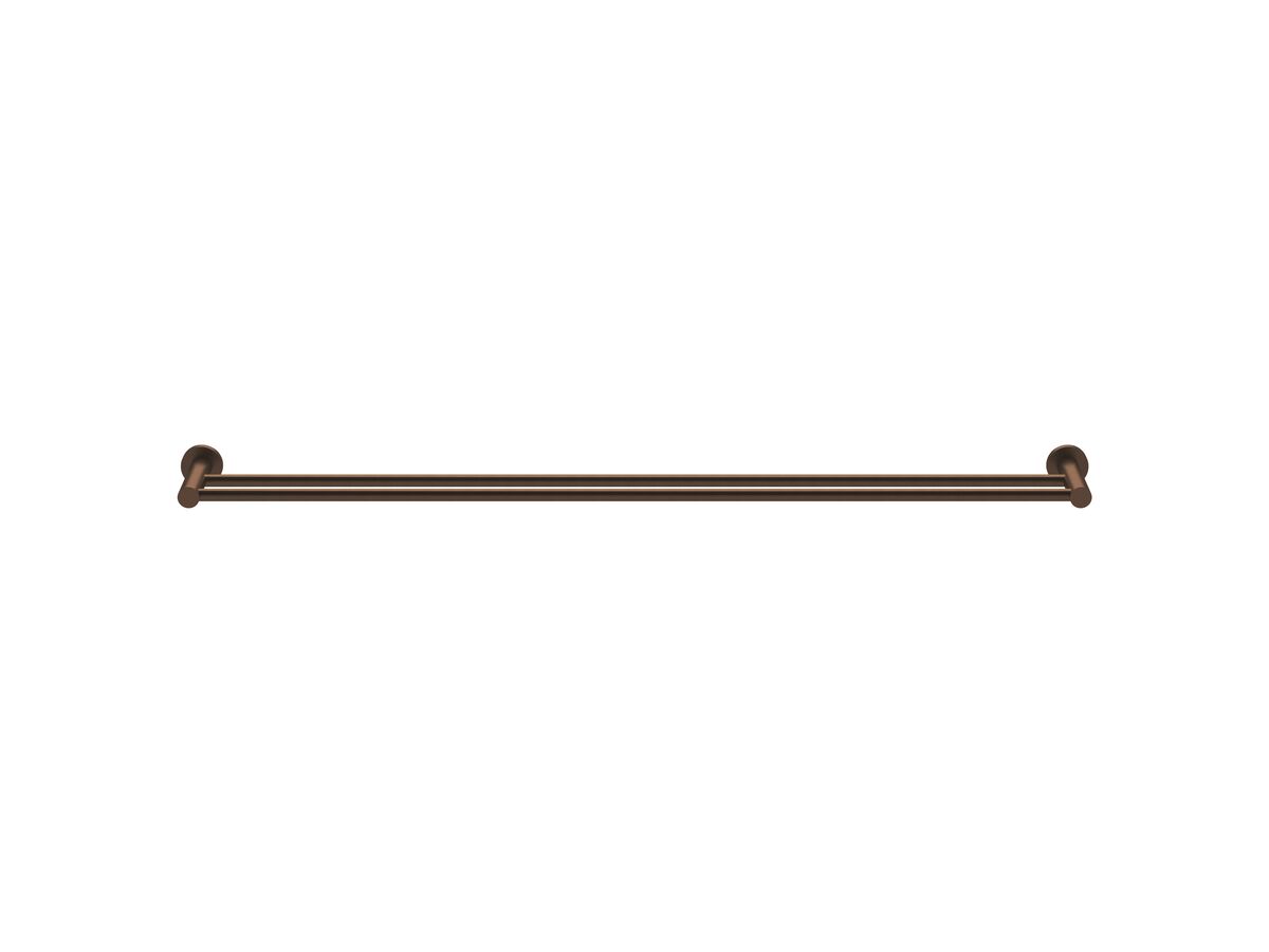 Milli Pure Double Towel Rail 780mm PVD Brushed Bronze