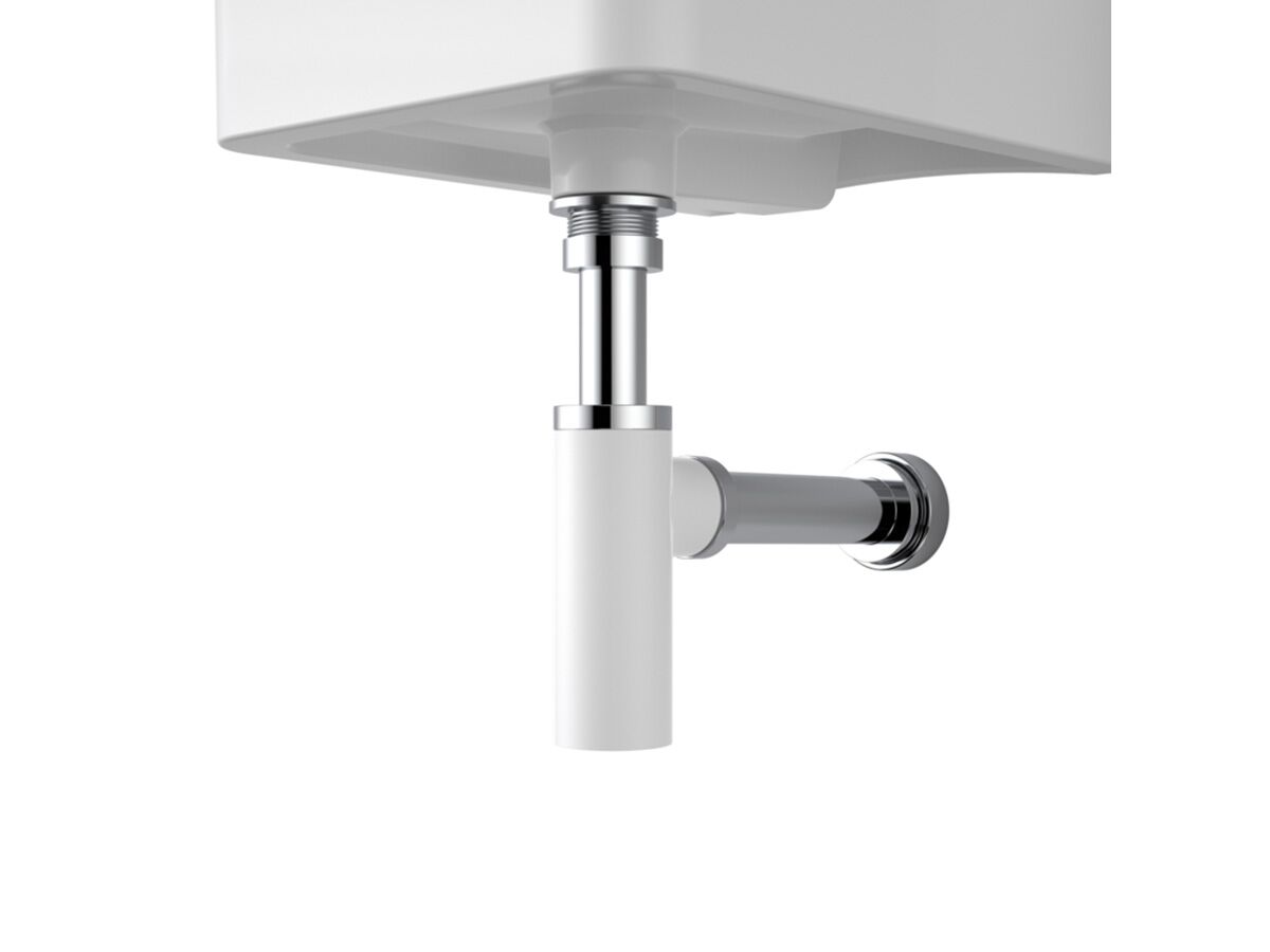 Caroma Eco Bottle Trap 40mm White / Chrome Plated