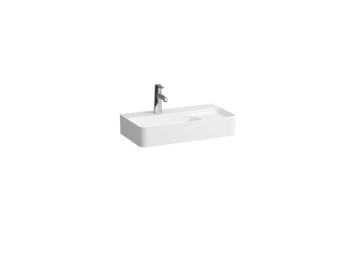 LAUFEN Val Wall/Counter basin 1 Taphole with Overflow 600x310 Internal Texture