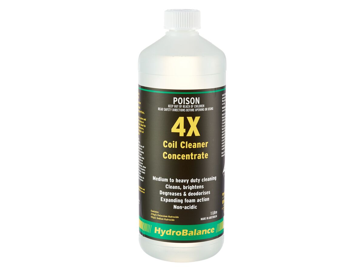 4x Concentrated Cleaner (Alkaline) 1 Litre