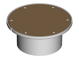 Bolted Trap Screw Male (In Pipe) Brass Top 150mm