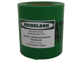 Bridgland Non-Detectable Tape Rainwater 150mm x 100mtr