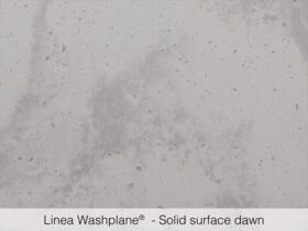 Linea Single Washplane Solid Surface Dawn
