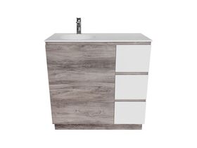 Cibo Habitat Full Vanity 1 Door 3 Drawer 900mm