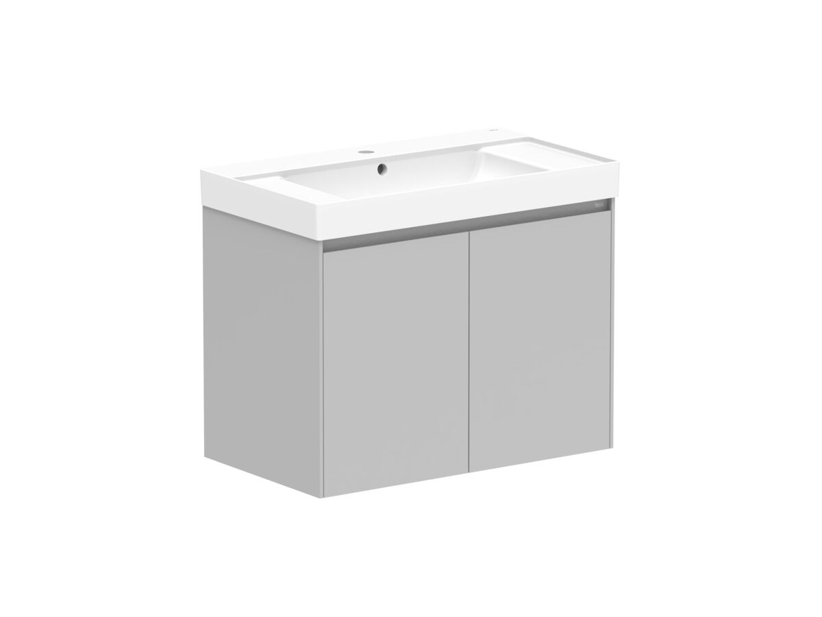 Roca Ona Vanity All Door Centre Bowl 800mm Matte Grey