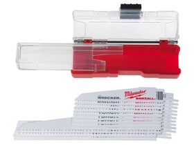 Milwaukee 12-Piece SAWZALL Reciprocating Saw Blade Set – Bi-Metal, Demolition, For Wood, Metal, Plastic