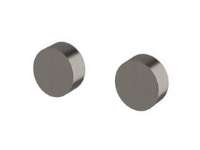 Milli Pure Wall Top Assembly Taps Brushed Gunmetal